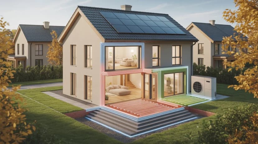 Twój dom z pompą ciepła: Kluczowe sposoby na mniejsze straty energii
